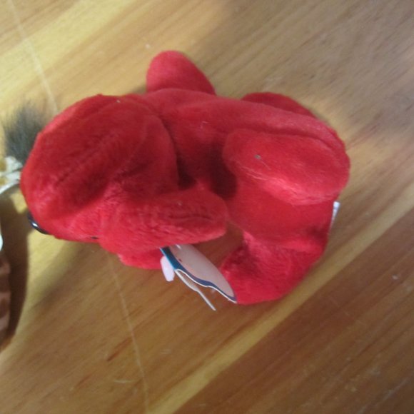 VTG 90'S FULL O'BEANS PLUSH TOYS, SET OF 4, W/TAGS, READ ALL - Picture 5 of 9